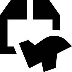 Shipment Plane Icon from Sharp Remix Set