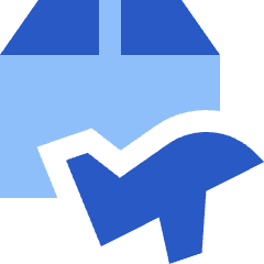 Shipment Plane Icon from Sharp Flat Set