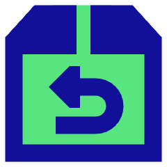 Shipment Return Icon from Sharp Pop Set