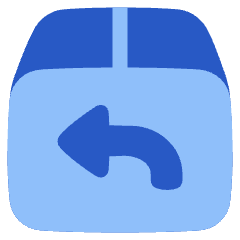 Shipment Return Icon from Plump Flat Set