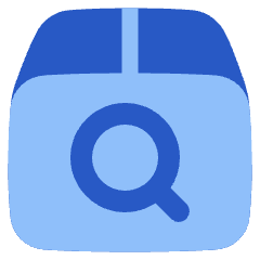 Shipment Search Icon from Plump Flat Set