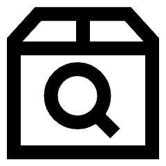 Shipment Search Icon from Sharp Line Set