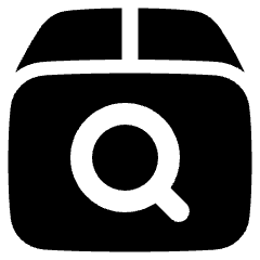 Shipment Search Icon from Plump Solid Set