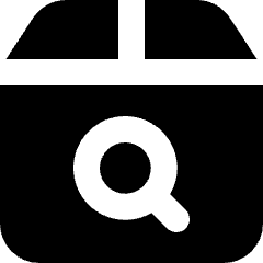 Shipment Search Icon from Micro Solid Set