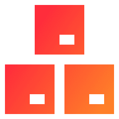 Shipment Stack Icon from Sharp Gradient Set