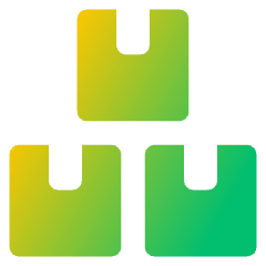 Shipment Stack Icon from Core Gradient Set
