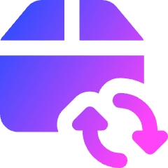 Shipment Sync Icon from Core Gradient Set