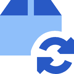 Shipment Sync Icon from Sharp Flat Set