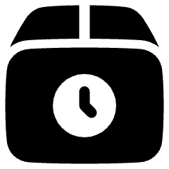 Shipment Time Icon from Plump Solid Set