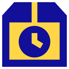 Shipment Time Icon from Sharp Pop Set