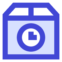 Shipment Time Icon from Sharp Duo Set