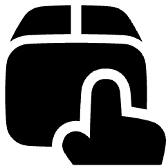 Shipment Touch Icon from Plump Solid Set