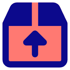 Shipment Upload Icon from Core Pop Set