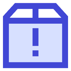 Shipment Warning Icon from Sharp Duo Set
