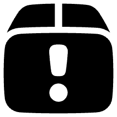 Shipment Warning Icon from Plump Solid Set