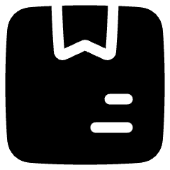 Shipping Box 1 Icon from Plump Solid Set