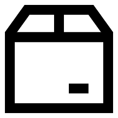 Shipping Box 2 Icon from Sharp Line Set