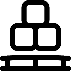 Stacked Packages Icon from Flex Line Set