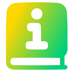 User Manual Icon from Plump Gradient Set