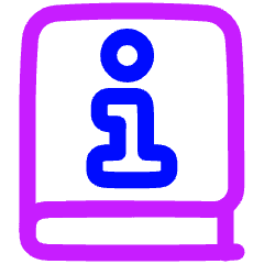 User Manual Icon from Plump Neon Set