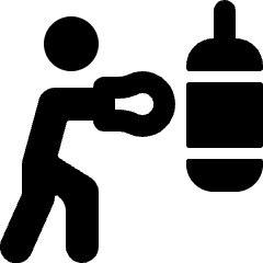 Boxing Boxer Bag Icon from Ultimate Bold Set