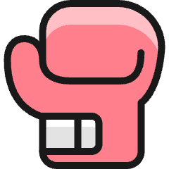 Boxing Glove Icon from Ultimate Colors Set