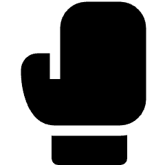 Sport Boxing Glove Icon from Nova Solid Set
