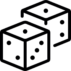 Board Game Dice 1 Icon from Ultimate Light Set