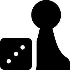 Board Game Dice Pawn Icon from Ultimate Bold Set