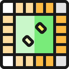 Board Game Dice Icon from Ultimate Colors Set