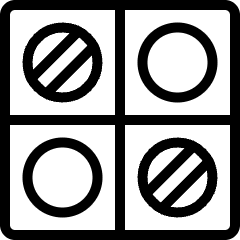 Board Game Ludo Icon from Ultimate Light Set