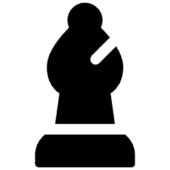Chess Bishop Icon from Ultimate Bold Set