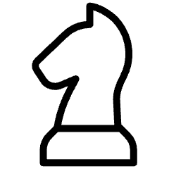 Chess Knight 2 Icon from Ultimate Light Set