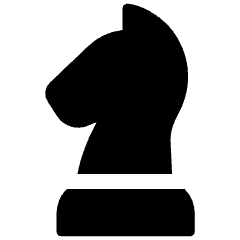 Chess Knight 2 Icon from Ultimate Bold Set