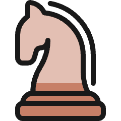 Chess Knight Icon from Ultimate Colors Set