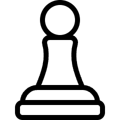 Chess Pawn Icon from Ultimate Light Set