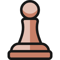 Chess Pawn Icon from Ultimate Colors Set