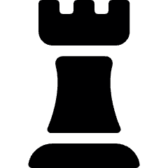 Chess Rook Icon from Ultimate Bold Set