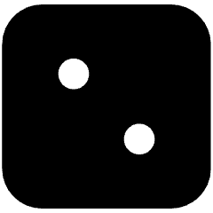 Dice 2 Icon from Ultimate Bold Set