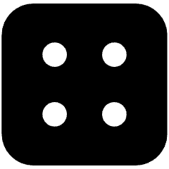 Dice 4 Icon from Ultimate Bold Set