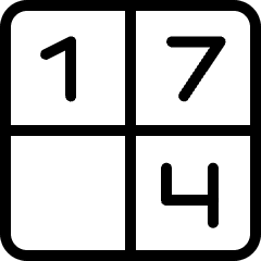 Sudoku Icon from Ultimate Light Set