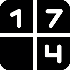 Sudoku Icon from Ultimate Bold Set