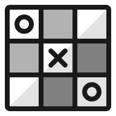 Tic Tac Toe Icon from Ultimate Colors Set
