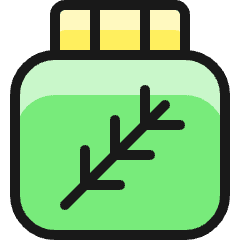 Bread Herb Flour Icon from Ultimate Colors Set