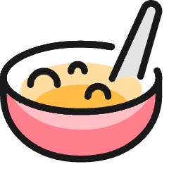 Breakfast Cereal Icon from Ultimate Colors Set
