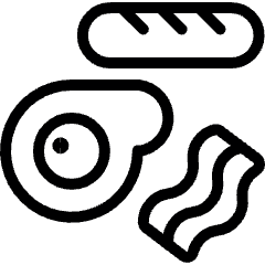 Breakfast English Icon from Ultimate Light Set