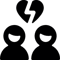 Breakup Couple Man Man Icon from Ultimate Bold Set