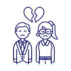 Couple Separation 1 1 Illustration from UX Line Set