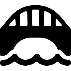 Bridge 1 Icon from Ultimate Bold Set