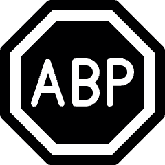 Adblock Plus Logo Icon from Ultimate Bold Set